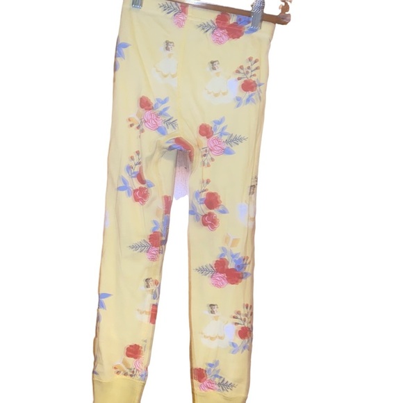 HANNA Andersson Disney Princess Belle Beauty and beast Long John Pajama pants 5 - Picture 2 of 4